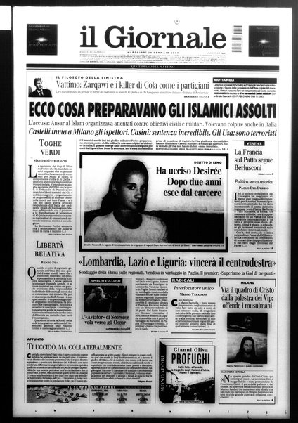 Il giornale : quotidiano del mattino